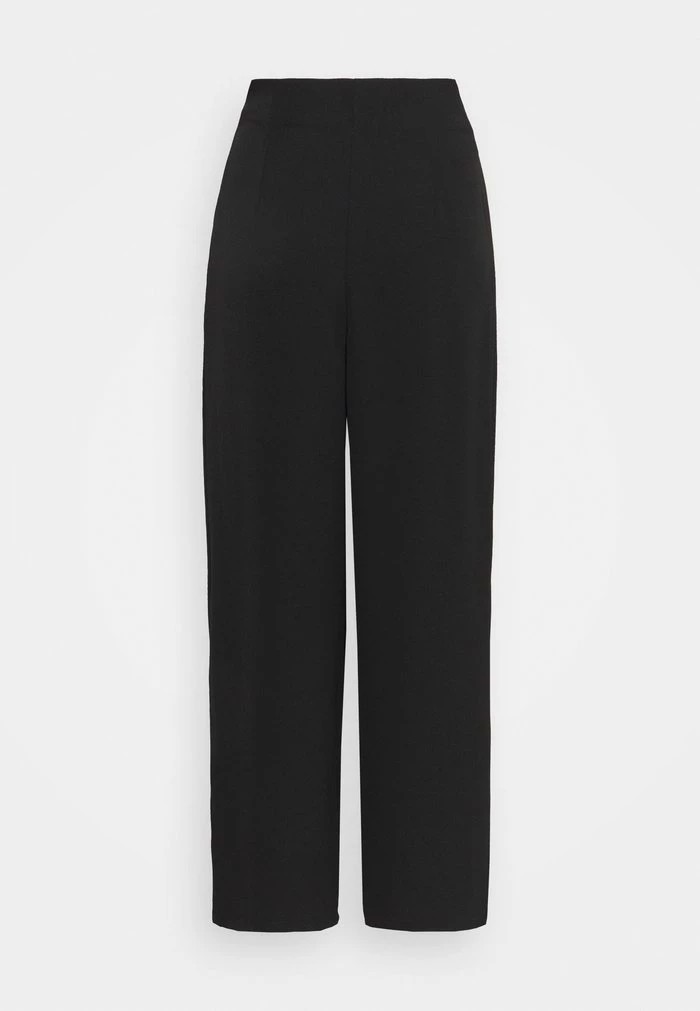 Pantalons ANNA FIELD Anna Field Wide Cropped Leg Trousers With Belt Noir Femme | VGD-8800981